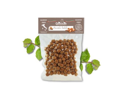 Nocciole Piemonte I.G.P. - Tostate in formato sottovuoto da 500gr